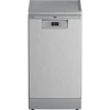 Indaplovė Beko BDFS15020X, Freestanding, Slimline (45 cm), Sidabrinis, Sidabrinis, Mygtukai, LED