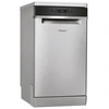 Indaplovė Whirlpool WSFO 3O23 PF X, Freestanding, Slimline (45 cm), Nerūdijantis plienas, Juodas, Mygtukai, Sensor, LED