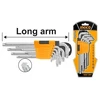 Ingco HHK13091 Torx veržliaraktis CrV T10-T50 9vnt KLC