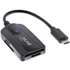 Skaitytuvas InLine® kortelių skaitytuvas USB 3.1 USB-C, suderinamas su SD/SDHC/SDXC, Micro SD, UHS-II