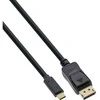 InLine USB kabelis USB-C – DisplayPort 2 m Juodas (64122)