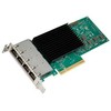 Intel E610-XT4, vidinė, laidinė, PCI Express, Ethernet, 10000 Mbit/s, juoda, žalia, sidabrinė