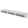 INTELLINET 24 prievadų Cat6a patchpanel FTP 1HE grau