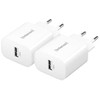 Intenso Power Adapteris W5A Double Pack, 5W, Baltas, Indoor, 120 - 140 V, 50/60 Hz, 5 W, 5 V, Baltas