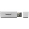 Intenso Ultra Line, 16 GB, USB A tipo, 3.2 kartos 1 (3.1 kartos 1), 70 MB/s, dangtelis, sidabrinis