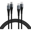 Kabelis USB Intenso USB-C - USB-C 2x 2 m Juodas (7944020)
