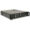 Inter-Tech IPC 2U-2504, Server-case - juodas, 2 Hheneinheiten