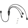 Inter-Tech Inter-Tech ADAPTER LED RGB 3x 4pin/4pin ASUS Aura, MSI Mystic Light 88885466