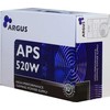 „Inter-Tech Argus APS“, 520 W, 115–230 V, 47–63 Hz, +12 V1, +12 V2, +3,3 V, +5 V, +5 Vsb, -12 V, aktyvus, 120 W