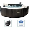 Intex PureSpa sūkurinė vonia 1098 L Jet & Bubble Deluxe 218x71 cm, juoda