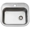 Intra Juvel virtuvės kriauklė BMK480B1 480 x 340 mm matinė su filtru