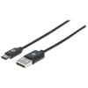 Intracom MANHATTAN USB A - USB C kabelis, 1 m