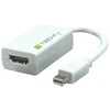 Intracom Techly MDP-HDMIF Mini DisplayPort vyriškos jungties į HDMI moteriškos jungties adapteris, baltas, 0,15 m IADAP