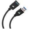 „IOGear“ USB-A – USB-A kabelis, 0,3 m, juodas (G2LU3AMF)