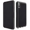 ITSKINS HYBRID FOLIO dėklas, skirtas iPhone XS / X®. Juodas ir raudonas su perdirbta oda.