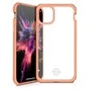 ITSKINS HYBRID SOLID dėklas, skirtas iPhone 11 Pro / XS / X®. Koralų spalvos ir skaidrus.