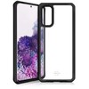 ITSKINS HYBRID SOLID dėklas, skirtas Samsung Galaxy S20 4G / 5G®. Juodas ir skaidrus.