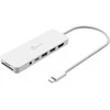J5create – Ekologiškas USB-C kelių prievadų šakotuvas su maitinimo šaltiniu – baltas