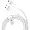 j5create USB-C 60W Itin minkštas, dvigubai pintas kabelis greitam įkrovimui (JUCX18L18W-N)