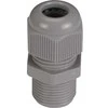 Jacob liauka Perfect NPT ½" kabeliui Ø7-12mm IP68, UL poliamidas, šviesiai pilka RAL 7035