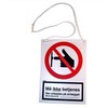 Jo Safety As Plastikinis ženklas su virvele 148x105 mm. Dvipusis spaudinys su užrašu: Nenaudoti. Sistema remontuojama.