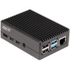 Raspberry Pi -alumiinikotelo jäähdytyssiilillä, Raspberry Pi 5 B, musta
