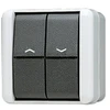 JUNG 809 VW - 1P - Juodas,Baltas - 250 V - 10 A