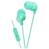JVC HA-FR15-Z-E Colourful inner ear ausinės with remote &amp; mic, su laidu, 8 - 23000 Hz, Calls/Music, 3.3 g, Ausinės, Turquoise
