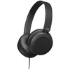 JVC Galingas garsas Laidinės, ant ausies, juodos, Laidinis, 10–26000 Hz, Skambučiai / Muzika, 140 g, Ausinės su mikrofonu, Juodos