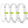 Kabelis USB Goobay 4 vnt. Supersoft USB-C kabelis, 0,5 m, 1 m, 2 m, 3 m, balta