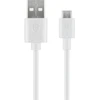 Goobay USB-A – microUSB laidas, 0,5 m baltas (JAB-4780401)