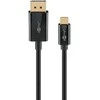 Goobay 75705, 2 m, USB C tipo, DisplayPort, kištukas, kištukas, tiesus