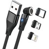 Kabelis USB Realpower USB-A - USB-C 1 m Juodas (439631)