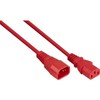 Alcasa Kabelmeister SK1430-R020 maitinimo kabelis Raudona maitinimo kabelis 2 m IEC C14 IEC C13