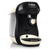 Kavos aparatas Bosch Tassimo Happy TAS107E, kapsulinis kavos virimo aparatas, 0.7 L, Coffee kapsulinis, 1400 W, rusvai gelsvas, Juodas