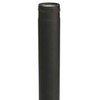 Kierulff MB juodas dūmų vamzdis 100 m, 1000 mm skersmens, 1000 mm x 1 mm, su keramine tarpine