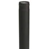 Kierulff MB juodas dūmų vamzdis 80 mm 1000 mm ilgio - ilgis 1000 mm x 1 mm su keramine tarpine