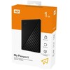 Išorinis kietasis diskas „Western Digital My Passport 1TB“ Juodas (išorinis kietasis diskas „My Passport“)