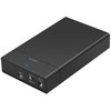 LogiLink USB-C 3.2 kietojo disko korpusas 2.5"/3.5", iki 16 TB, SATA HDD/SSD, juodas