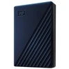 Kietasis diskas Western Digital My Passport Ultra 6TB Mėlyna USB-C/USB3.0 HDD 2,5" metalo apdaila RTL nešiojamas išorinis