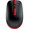 Genius NX-7007 Bevielė pelė, juoda-raudona, 1200DPI