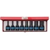 KING TONY NASADKI UDAROWE HEX 1/2" KOMPLET 8 vnt. H5,H6,H8,H10,H12,H14,H17,H19