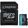 Atminties kortelė „Kingston Technology“ 512 GB „Micro SDXC Canvas Go Plus Gen4“ 200 MB/s A2 U3 V30 kortelė + adapteris
