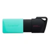 Kingston Technology „DataTraveler“ 256 GB USB 3.2 Gen1 „Exodia M“ (juoda + žalsvai mėlyna), 256 GB, USB A tipo, 3.2 Gen 1 (3.1 Gen 1), slankiklis, 10 g, juoda, turkio spalvos