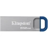 Kingston Technology DataTraveler 512GB Kyson 220MB/s Metal USB 3.2 Gen 1, 512 GB, USB Type-A, 3.2 Gen 1 (3.1 Gen 1), 220 MB/s, Capless, Nerūdijantis plienas