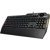 Žaidimų klaviatūra Asus TUF Gaming K1, Nordic (Šiaurės šalių) išdėstymas, RGB, Juoda
