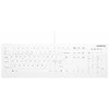 Contour Design Contour Active Key QuickClean Medical Klaviatūra Removable Cover Full-Size su laidu Baltas PN C8112, Full-size (100%), su laidu, USB, Scissor key switch, QWERTY, Baltas
