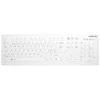 „Contour Design Contour Active Key QuickClean“ medicininė klaviatūra su nuimamu dangteliu, viso dydžio belaidė, balta, PN C8112, viso dydžio (100 %), belaidė, radijo dažnių belaidė, žirklinio mygtuko jungiklis, QWERTY, balta