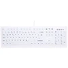Contour Design Active Key AK-C8100 klaviatūra Biuro RF belaidė Niemiecki Baltas