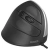 Pelė Deltaco Silent su laidu Vertical Pelė, 4 mygtukai, 1000-1600 DPI, juodas